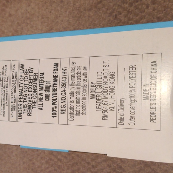 NIB Memory Foam Neck Massager (Blue) - Picture 4 of 4